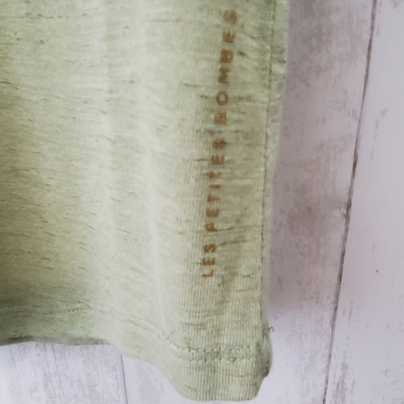 💚5/$25 Les Petites Bombes France Soft Green Sleeveless Knit Top Size XS - Picture 4 of 7